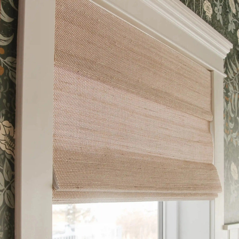 Natural Ramie Bamboo Woven Blind - Coconut?-TWOPAGES CURTAINS