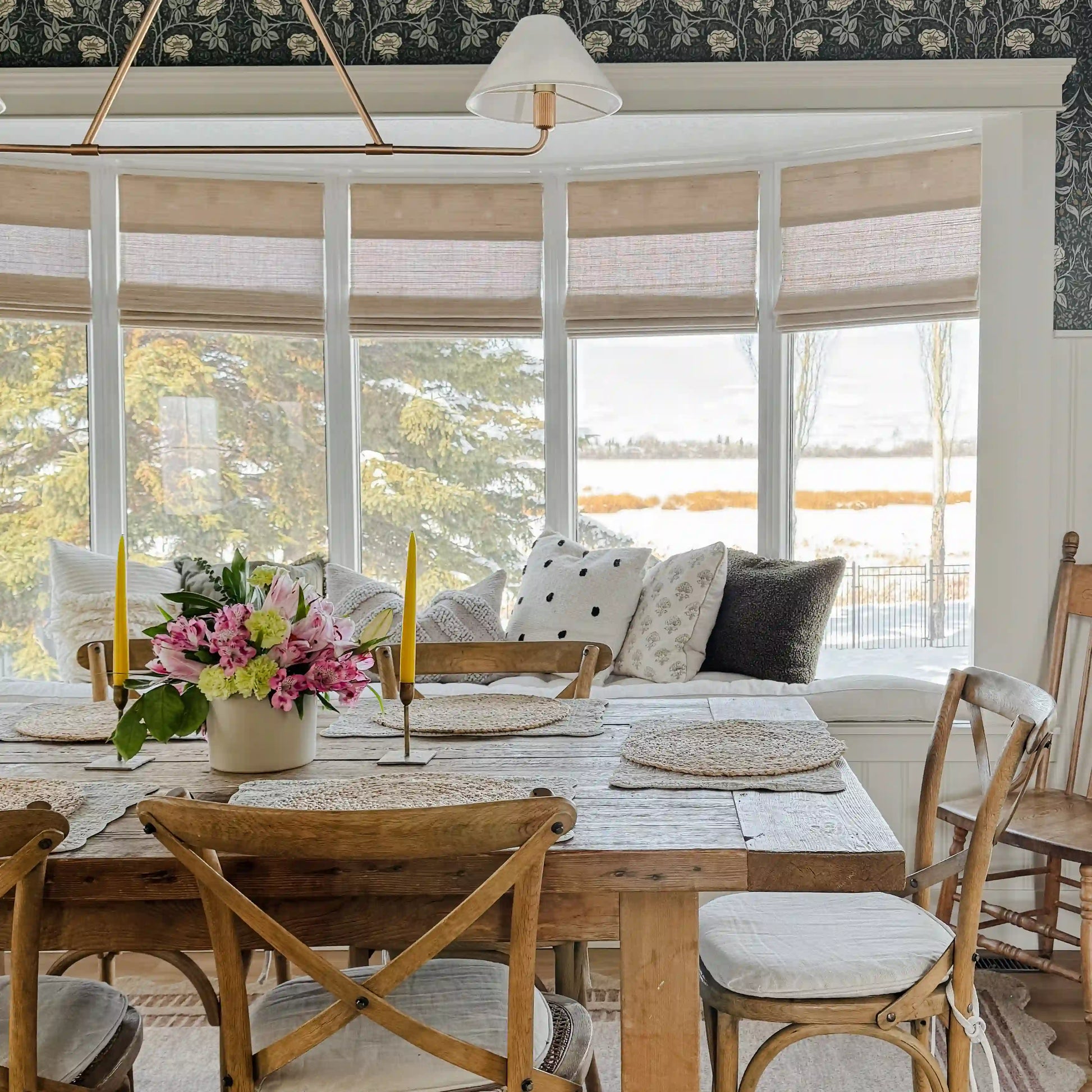 Natural Ramie Bamboo Woven Blind - Coconut?-TWOPAGES CURTAINS