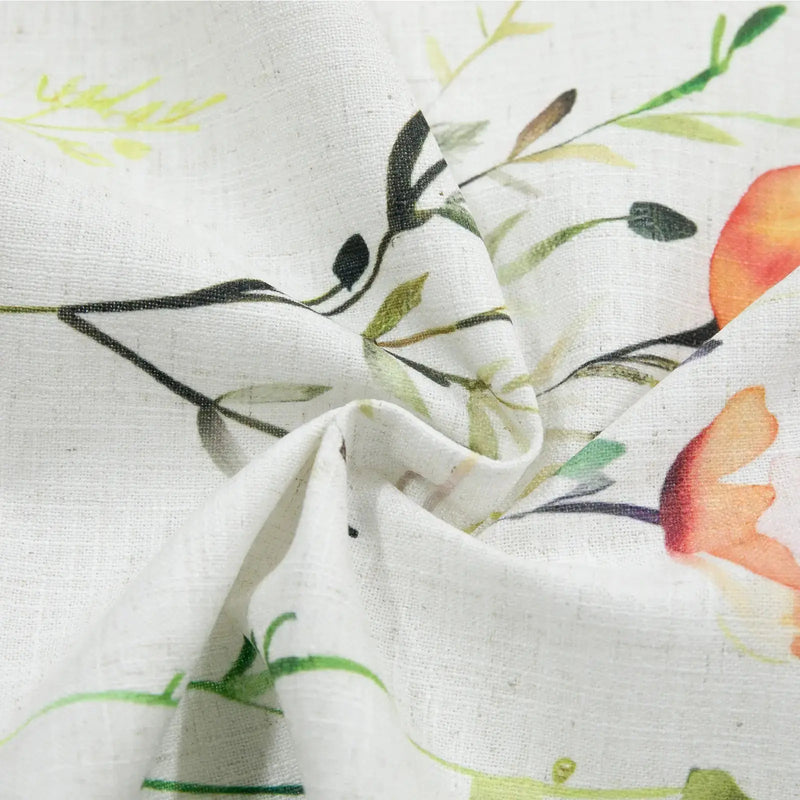 Holly Country Floral Drapery Pleated (102 inches Length Limit)?-TWOPAGES