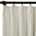 Patti Premium 100% Belgian Flax Linen Curtain Pleated- -TWOPAGES