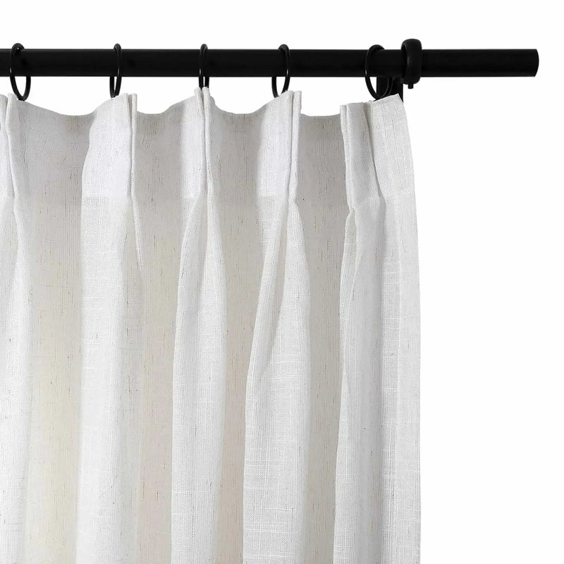 Flynn Airy Lightweight Sheer Curtain Pleated?-TWOPAGES