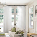 Flynn Airy Lightweight Sheer Curtain Pleated?-TWOPAGES
