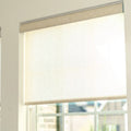 Alvin Motorized Linen Light Filtering Roller Blind-?-TWOPAGES