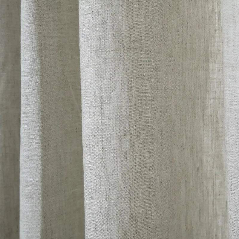 Doris 100% European Flax Linen Curtain Pleated?-TWOPAGES