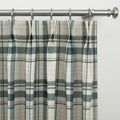 Kim Morrow Print Cotton Curtain Pleated- -TWOPAGES