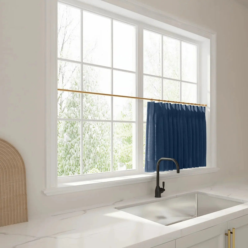 Liz Linen Pleated Cafe Curtains?-TWOPAGES