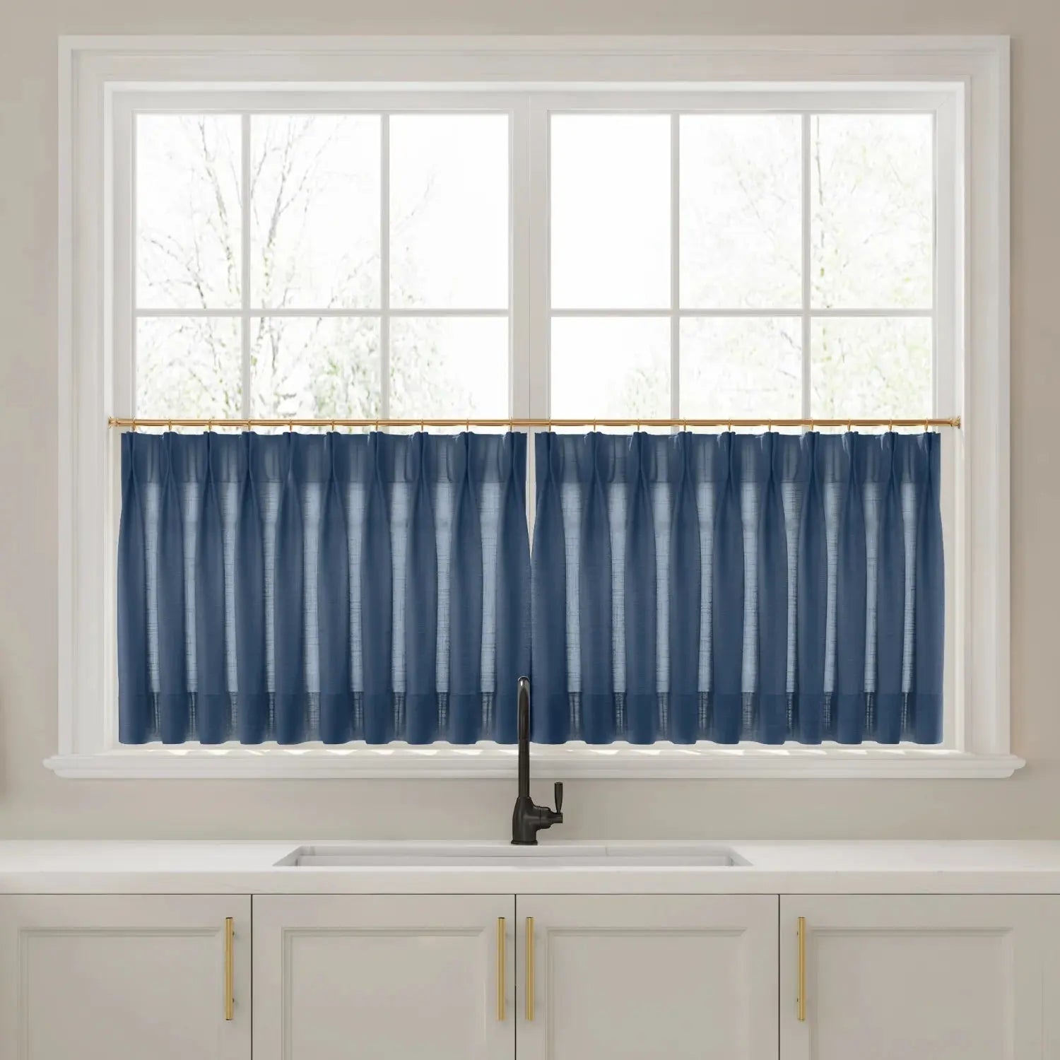 Liz Linen Pleated Cafe Curtains?-TWOPAGES