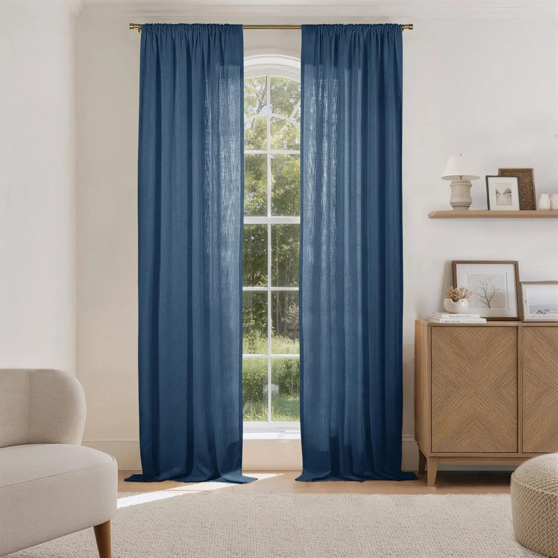 Liz Linen Drape Soft Top- -TWOPAGES