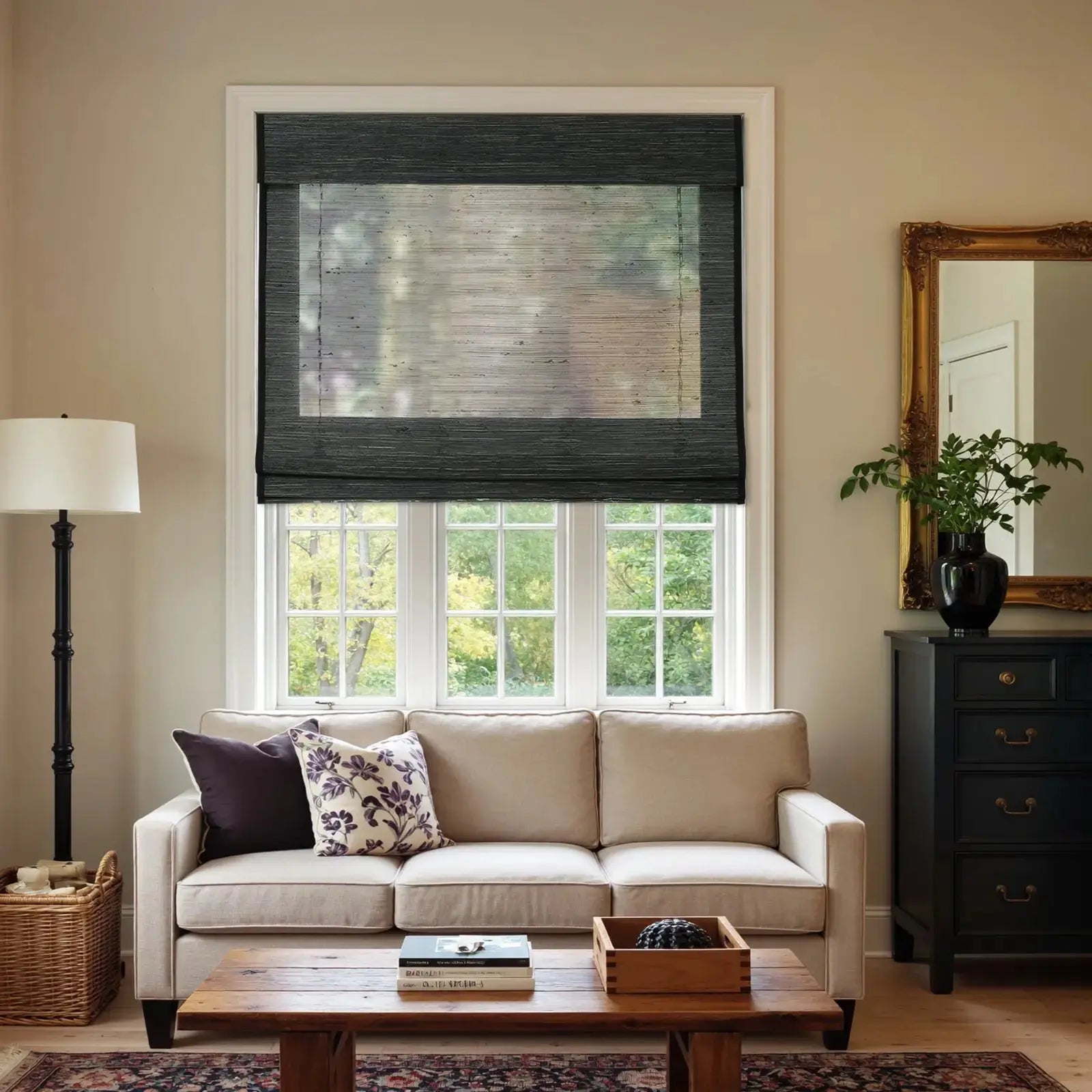 Rae Natural Ramie Bamboo Woven Blinds - Series P?-TWOPAGES CURTAINS