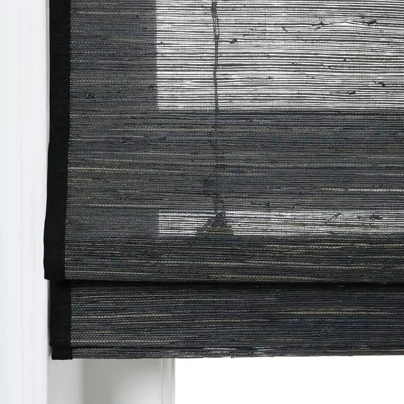 Rae Motorized Window Blinds Bamboo Woven - Series P?-TWOPAGES CURTAINS