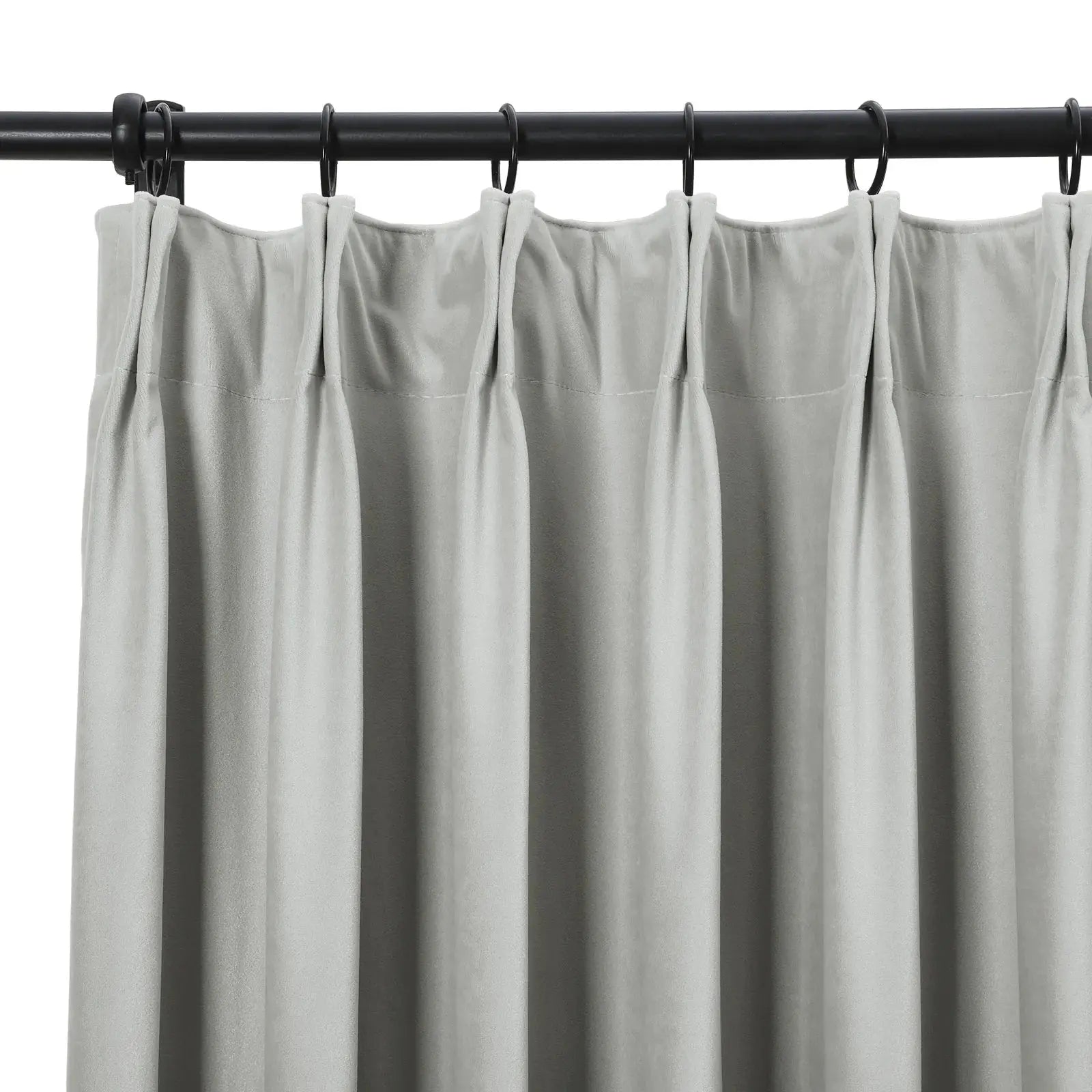 Tavis Premium Velvet Curtain Pleated-?-TWOPAGES