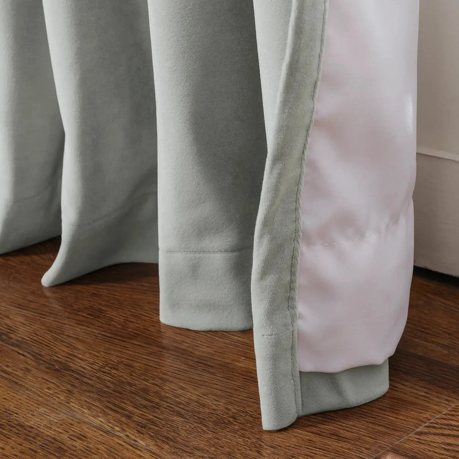 Tavis Premium Velvet Curtain Pleated-?-TWOPAGES