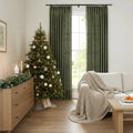 Britt Bengoechea Floral Print Linen Cotton Drapery Pleated-?-TWOPAGES CURTAINS