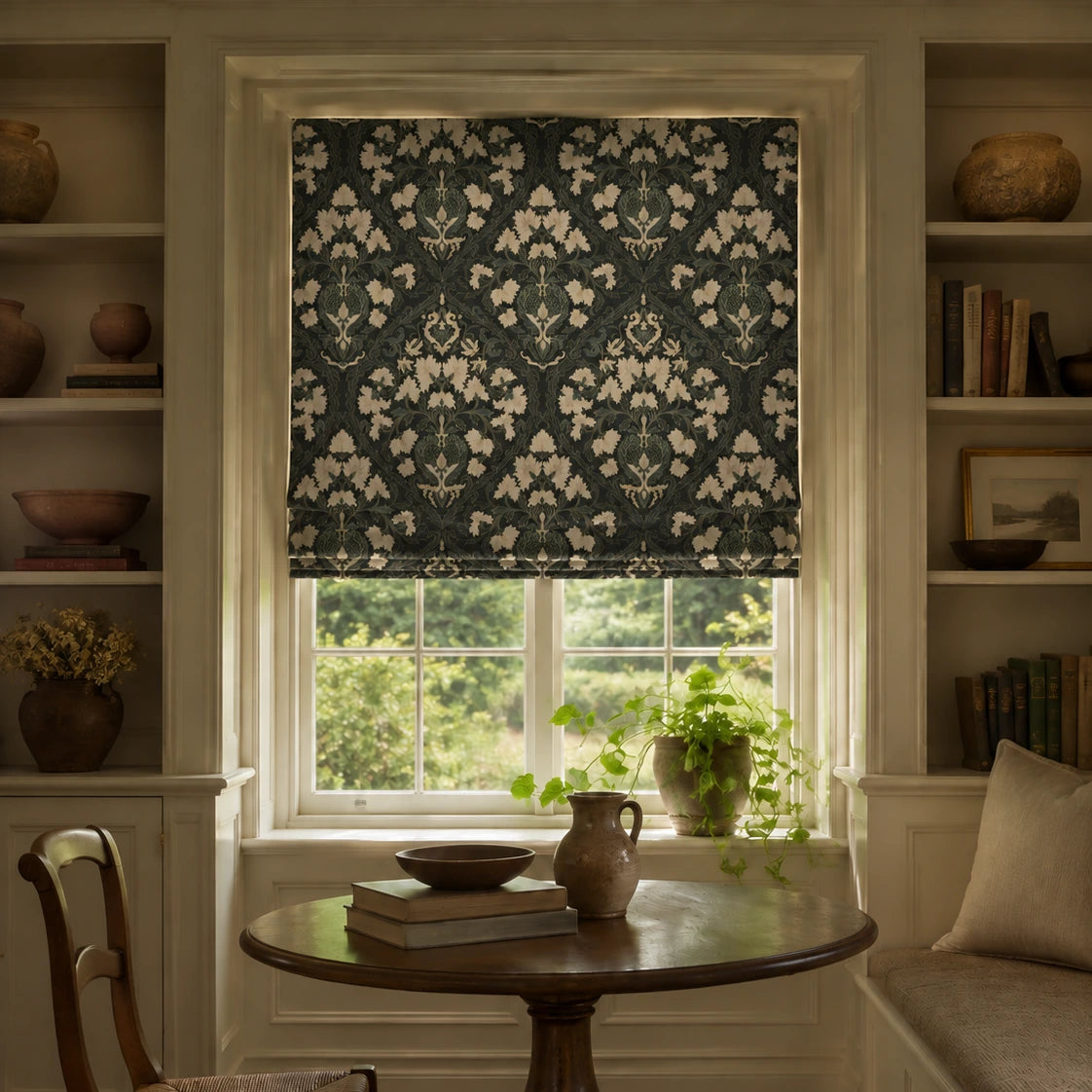 Sara Le x TWOPAGES Printed Linen Roman Blind Cordless