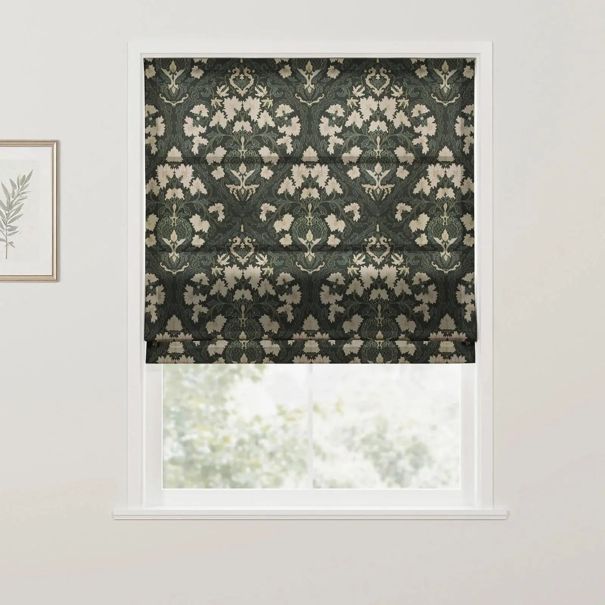 Sara Le  x TWOPAGES Printed Linen Roman Blind Cord Lift