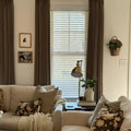 Liz Linen Blackout Curtains Pleated Drapery- -TWOPAGES