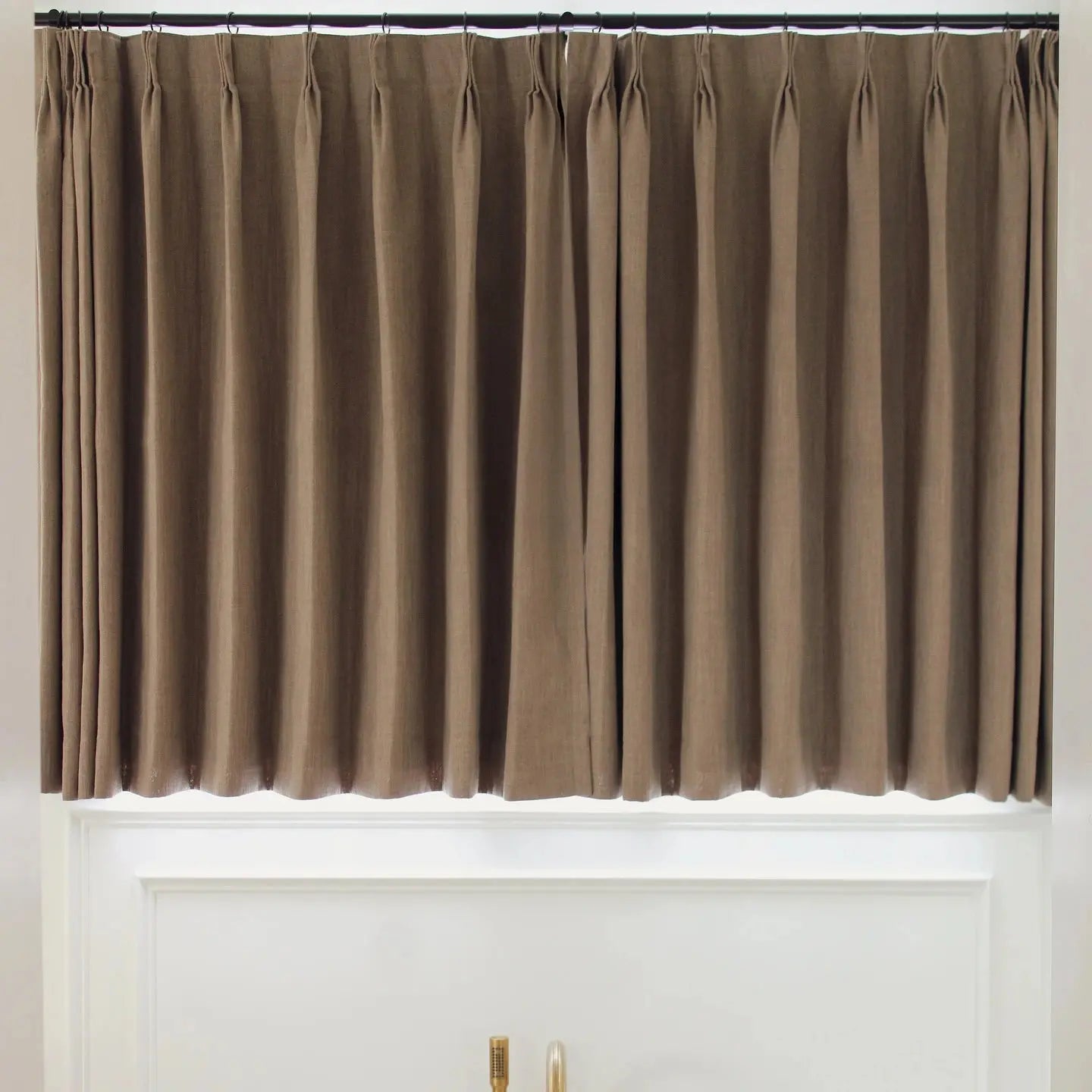 Liz Linen Pleated Cafe Curtains?-TWOPAGES