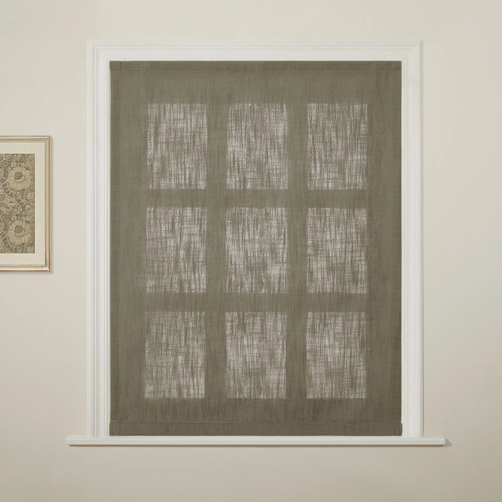 Liz Linen Flat Roman Blind Cord Lift