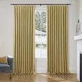 Patti Premium 100% Belgian Flax Linen Curtain Pleated- -TWOPAGES