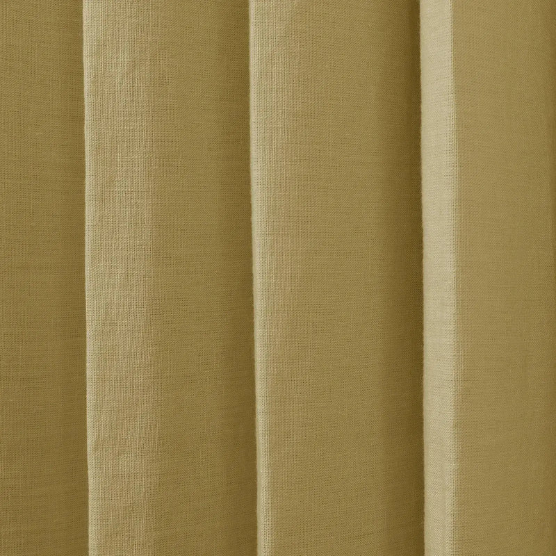 Patti Premium 100% Belgian Flax Linen Curtain Pleated- -TWOPAGES