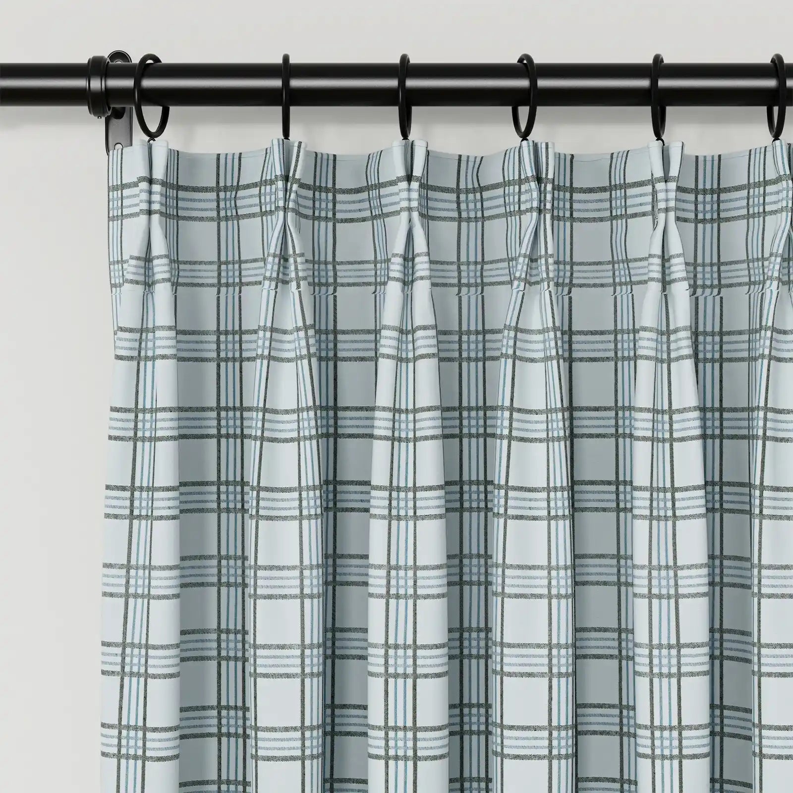 Britt Bengoechea x TWOPAGES Cottage Floral Printed Linen Cotton Pleated Curtains