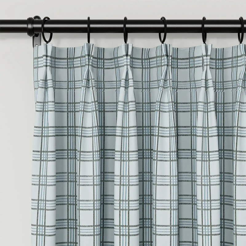 Britt Bengoechea x TWOPAGES Cottage Floral Printed Linen Cotton Pleated Curtains