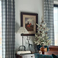 Britt Bengoechea Floral Print Linen Cotton Drapery Pleated-?-TWOPAGES CURTAINS