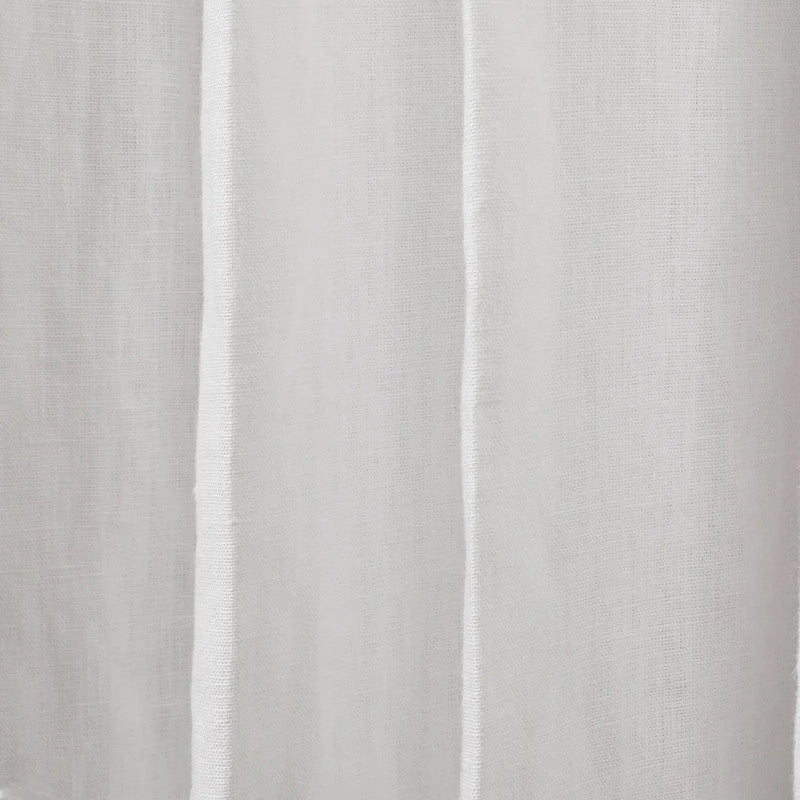 Patti Premium 100% Belgian Flax Linen Curtain Pleated- -TWOPAGES