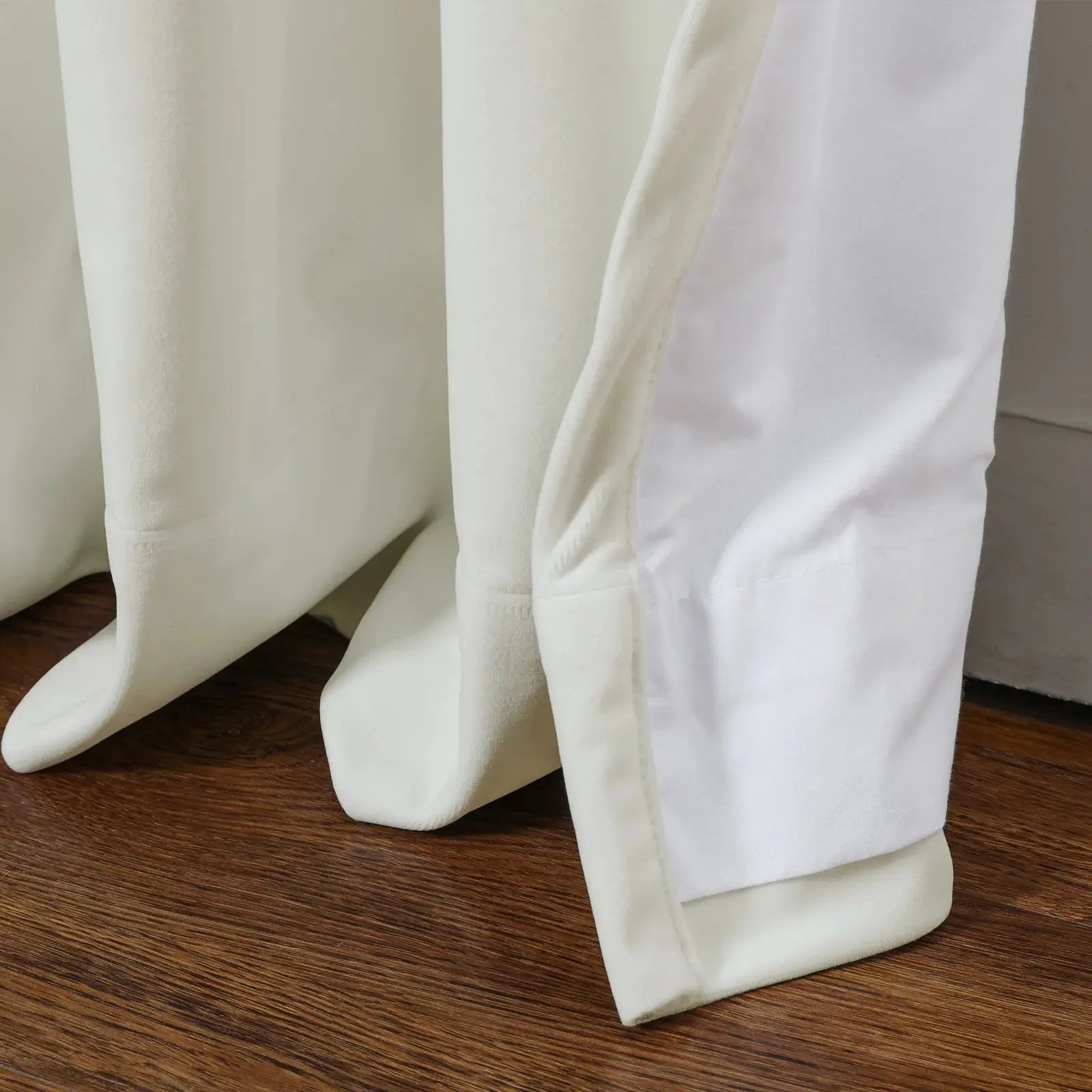 Tavis Premium Velvet Curtain Pleated-?-TWOPAGES