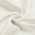 Off-white woven fabric in a creamy white color featuring a textured surface and soft, elegant drapery