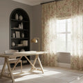 Sabrina Ramkhelawan Canyon Grove Cotton Print Drapery Pleated-?-TWOPAGES CURTAINS