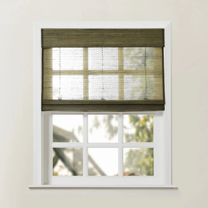 Rae Natural Ramie Jute Woven Wood Blinds - Series D-?-TWOPAGES CURTAINS
