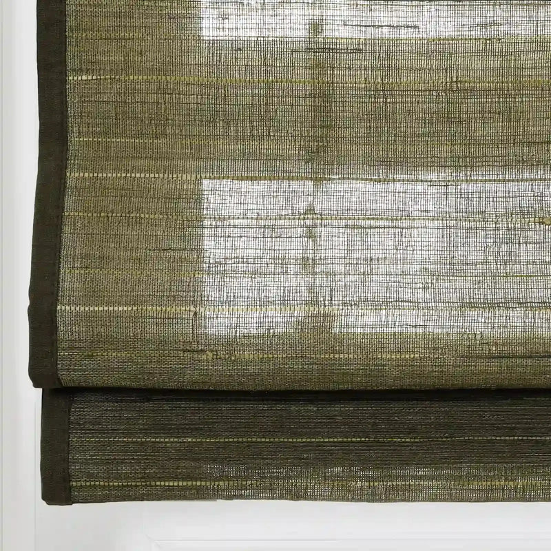 Rae Natural Ramie Jute Woven Wood Blinds - Series D-?-TWOPAGES CURTAINS