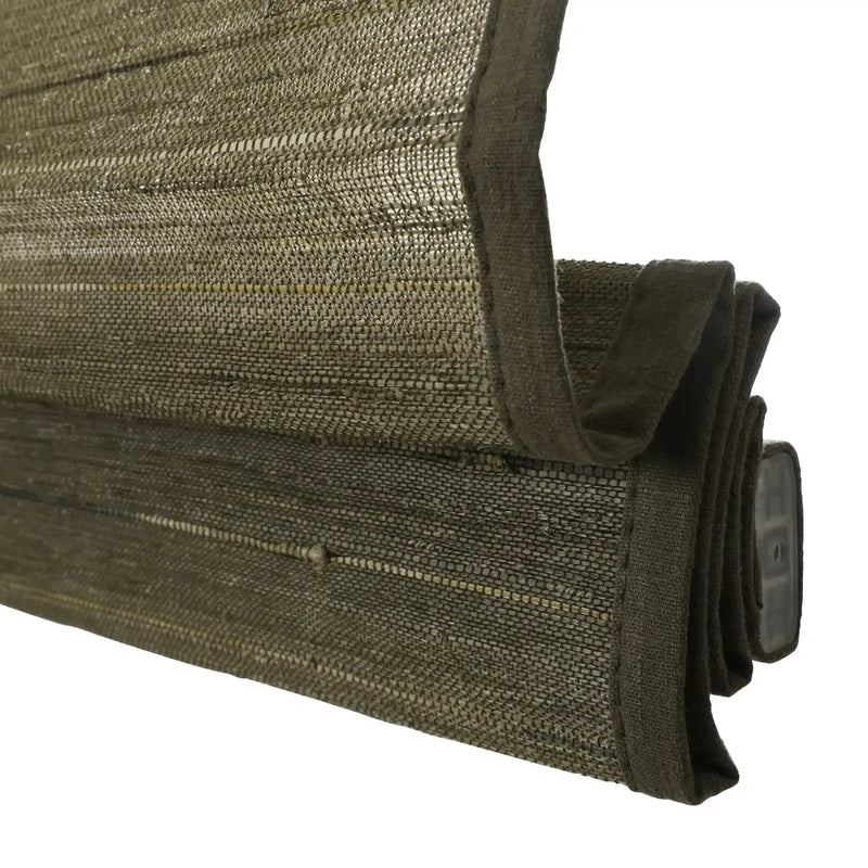 Rae Natural Ramie Jute Woven Wood Blinds - Series D-?-TWOPAGES CURTAINS