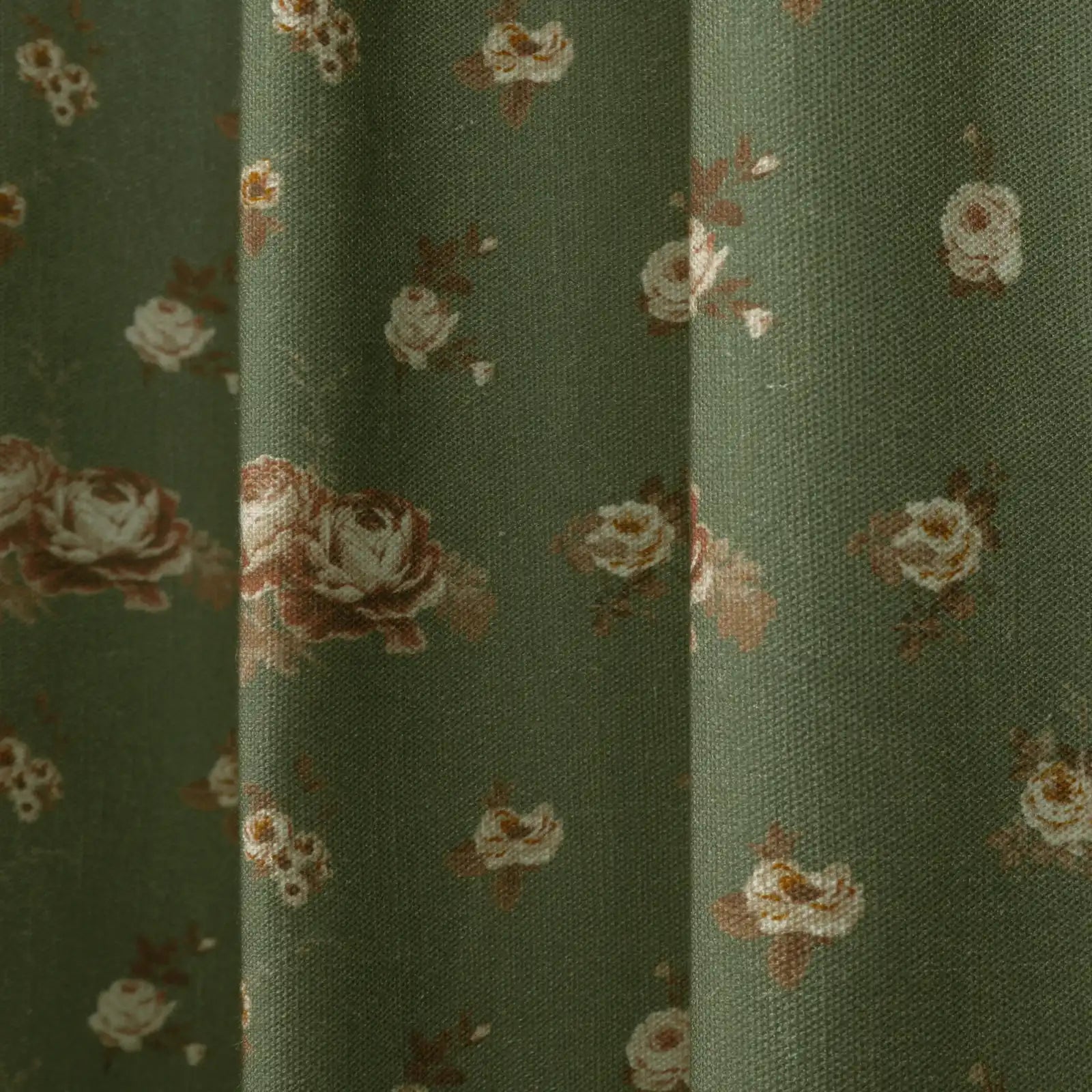 MS. MAVERICK MUSE x TWOPAGES Pastoral Printed Linen Cotton Pleated Curtains