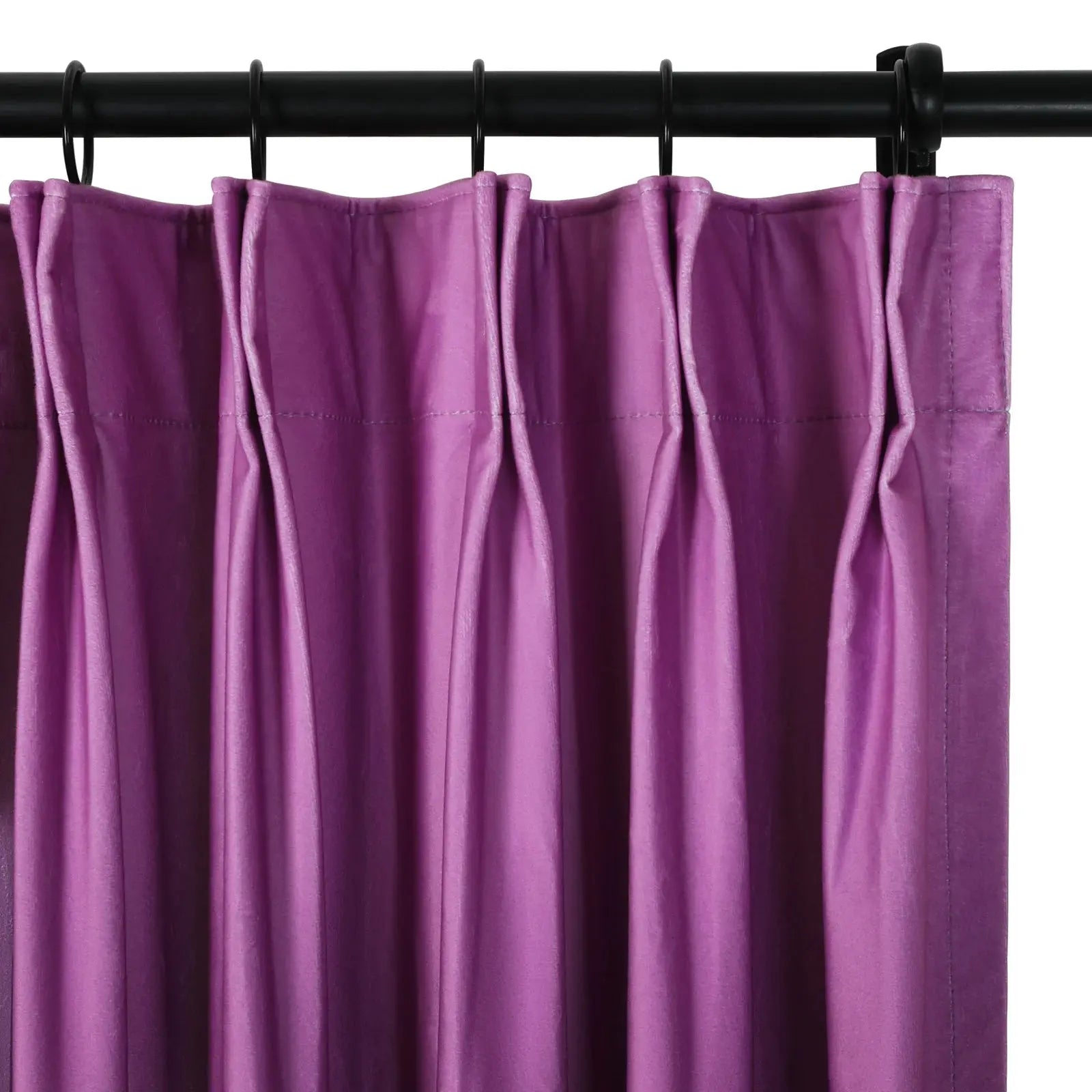 Amy Switzer Printed Velvet Pleated Drapery -TWOPAGES