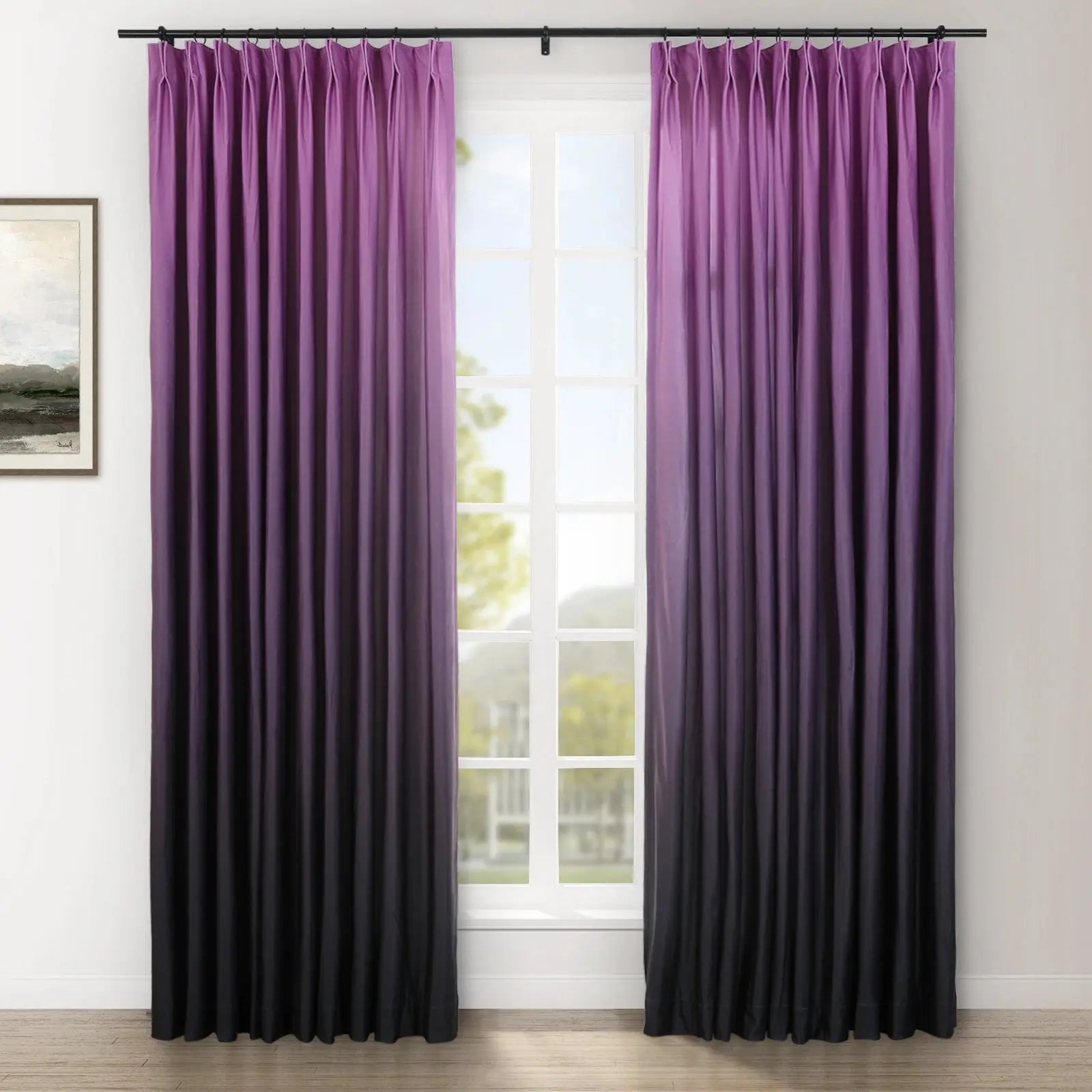 Amy Switzer Velvet Pleated Drapery -TWOPAGES