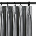 Amy Switzer Printed Velvet Pleated Drapery -TWOPAGES
