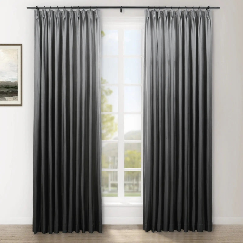 Amy Switzer Velvet Pleated Drapery -TWOPAGES
