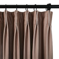 Amy Switzer Printed Velvet Pleated Drapery -TWOPAGES