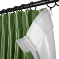 Amy Switzer Printed Velvet Pleated Drapery -TWOPAGES