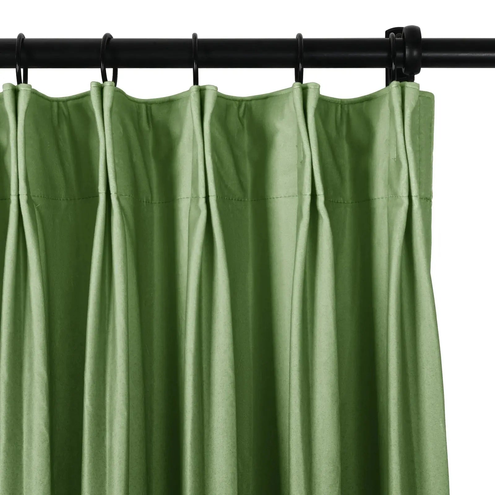 Amy Switzer Printed Velvet Pleated Drapery -TWOPAGES