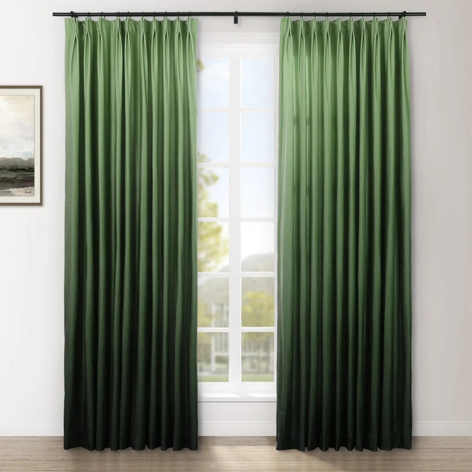 Amy Switzer Velvet Pleated Drapery -TWOPAGES
