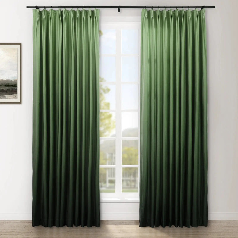Amy Switzer Velvet Pleated Drapery -TWOPAGES
