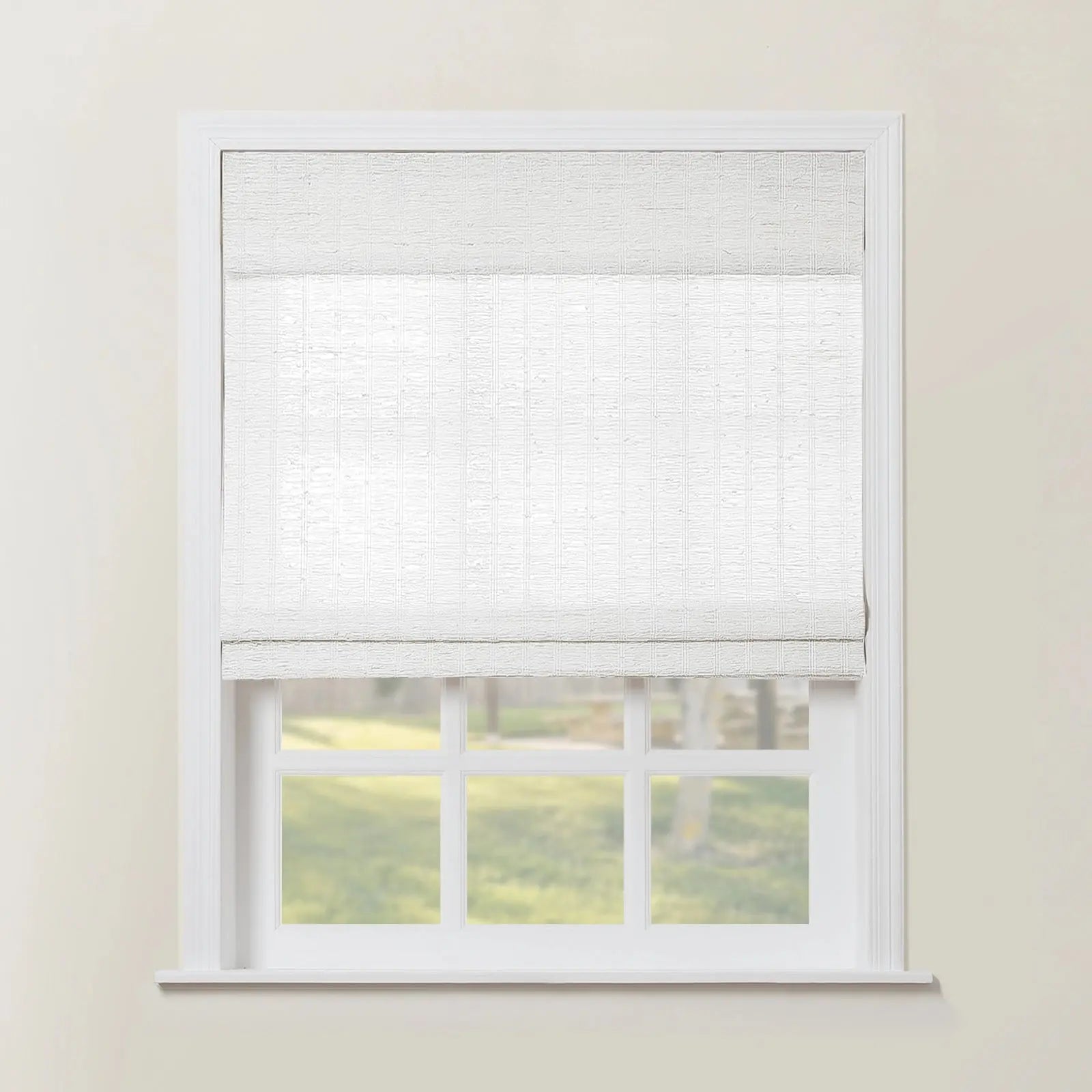 Rae Natural Ramie Flax Woven Wood Blinds - Series C-?-TWOPAGES CURTAINS