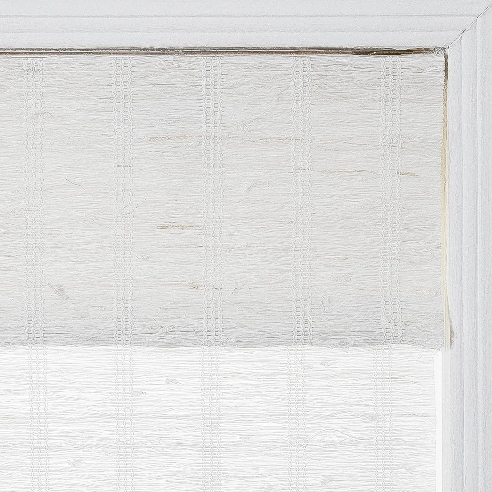 Rae Natural Ramie Flax Woven Wood Blinds - Series C-?-TWOPAGES CURTAINS