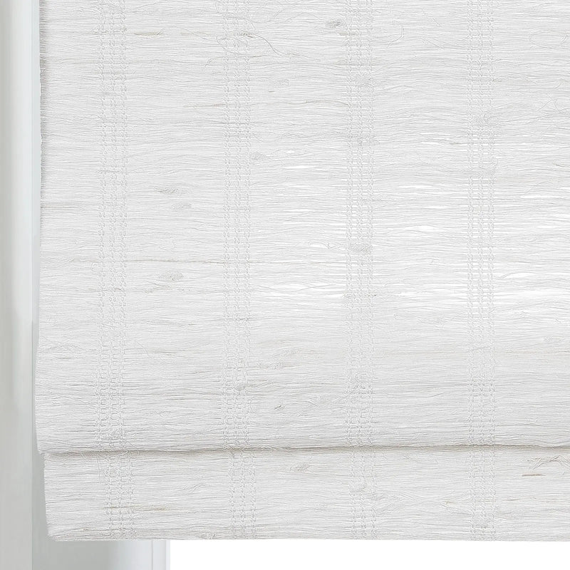 Rae Natural Ramie Flax Woven Wood Blinds - Series C-?-TWOPAGES CURTAINS
