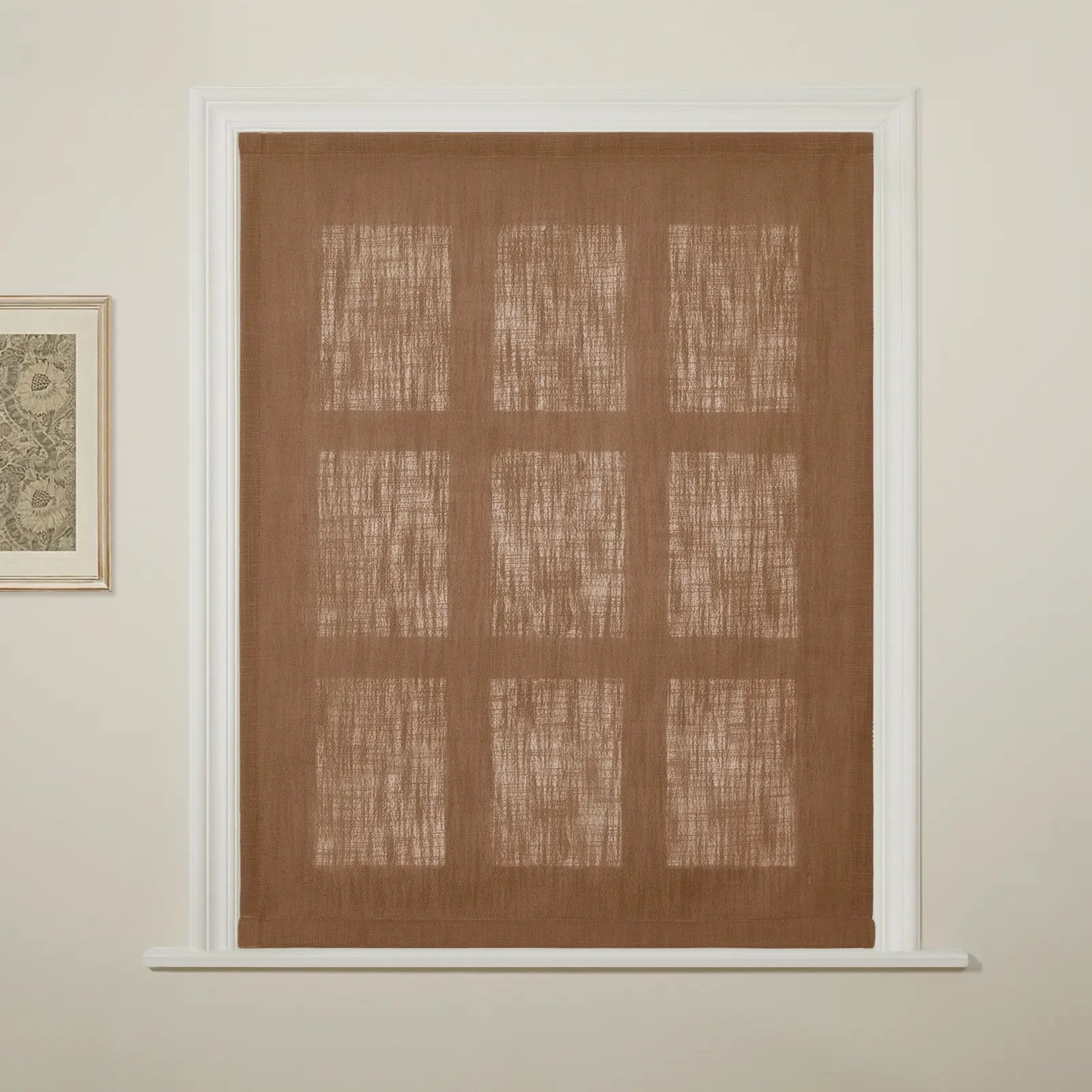 Liz Linen Flat Roman Blind Cord Lift