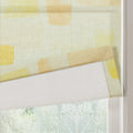 Holly Botanical Boho No-Drill Flat Fold Roman Blind Cordless