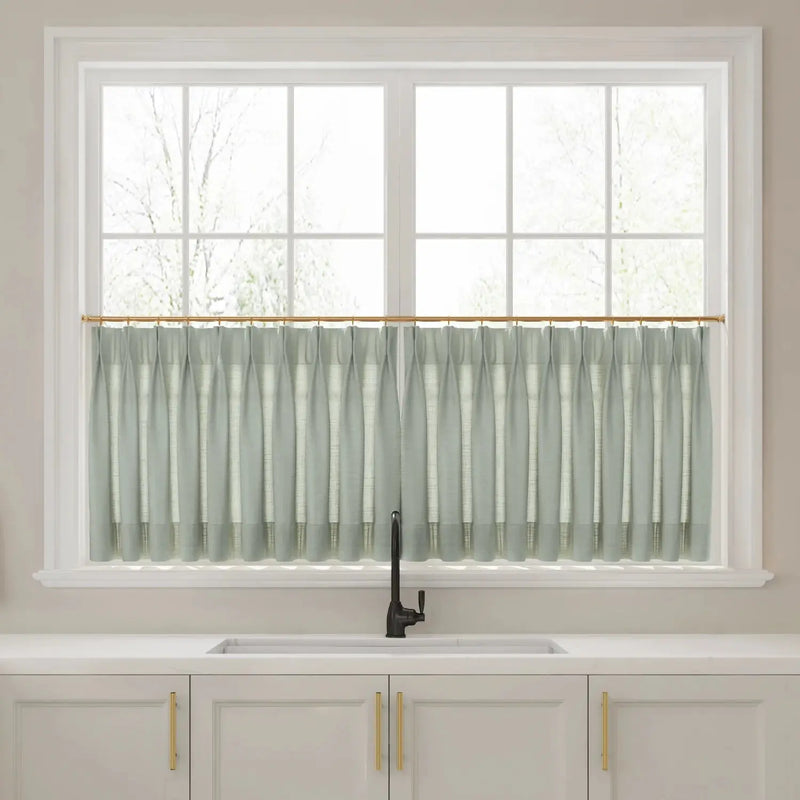 Liz Linen Pleated Cafe Curtains?-TWOPAGES